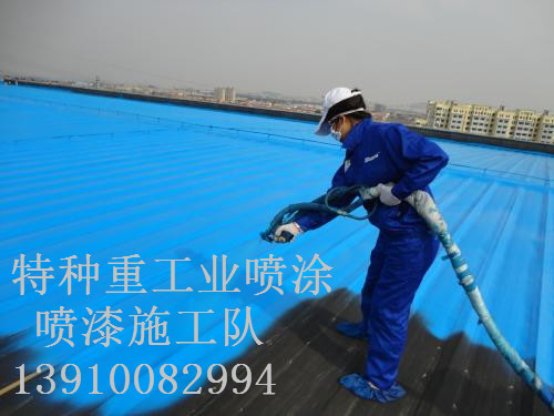 龙山包括彩钢瓦喷漆翻新（